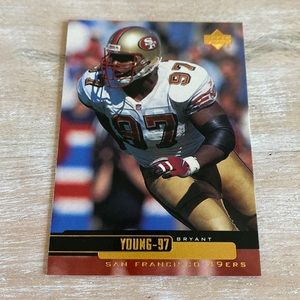 Bryant Young DT 49ERS 1999 Card